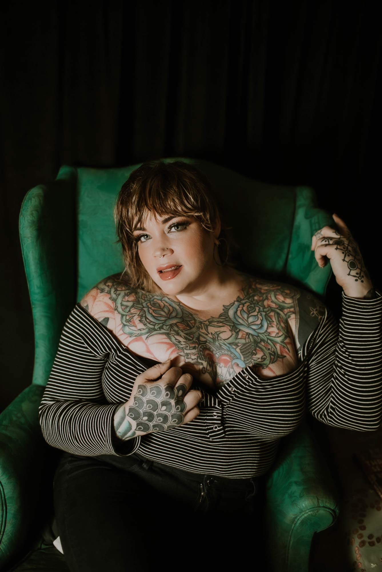 Tattooed BBW Escort Chicago | Erin Black | Photo & Video